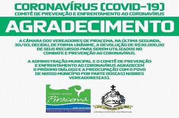 Foto - ORIENTAÇÕES DIVERSAS NO COMBATE AO COVID-19